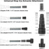 Shop Vac Extractor Tool, Vacuum Extractor Attachment for Carpet Upholstery Car Detailing, Large and Small