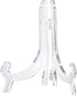 uxcell 2pcs 6.3" Acrylic Easel Stand, Folding Display Plate Holder for Decorative Picture Frame