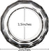 Crystal Napkin Rings Holders - Set of 4, 2 Inch for Party Wedding Christmas Table Dinner Decorations