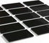UNIQOOO Black Acrylic Rectangle Place Cards - 20 Count for Weddings, Dinner Parties, and Events