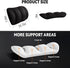 Veitail Lumbar Support Pillow for Office Chair and Car Seat,Back Support for Office Chair Cushion,Adjustable Straps