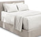 Hearth & Harbor Extra Deep Pocket Queen Sheet Set - 6 Piece Set Fits Mattresses Up to 24 Inches Deep