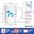 Great Lakes Map Coffee Mug - Large 15oz White Ceramic Mug - Unique Art Gifts for Midwestern Women & Men