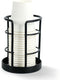 HillSpring Metal Bathroom Cup Dispenser, Sturdy Storage Holder for 3 oz, 4