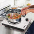 CUSIMAX 1500W Electric Hot Plate, Portable Stainless Steel Single Burner for Cooking, Easy to Clean, CMHP-C150N