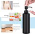 Matte Black Countertop Soap Dispenser, 11.8 oz Lotion Dispenser with Pump for Kitchen and Bathroom