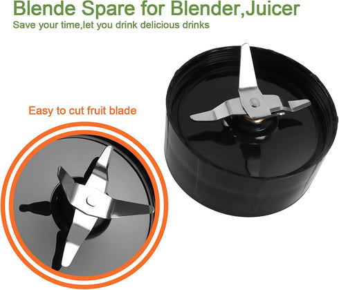 1-pack Magic Bullet Replacement Parts, Cross Blades Compatible with Magic Bullet 250w Blender, Juicer & Mixer