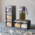 MARWENSED 3 (3 Salt Container With Lid And Spoon, Clear Seasoning Rack Spice Pots, Piece Seasoning Box For Home Kitchen