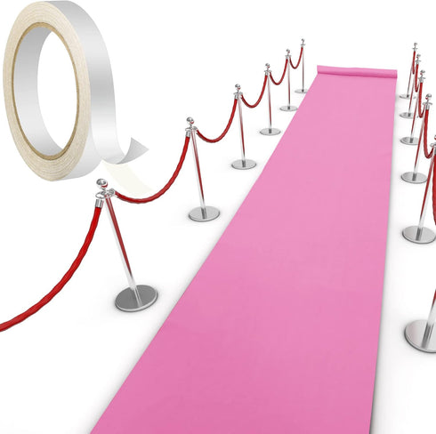 Shappy Carpet Runner Rug 55GSM Thickness with Carpet Tape, Hallway Rug for Wedding Party Graduate Dance Floor