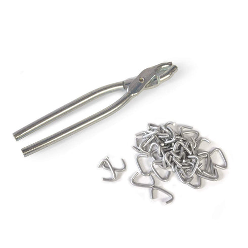 88mm (3 3/8) 24 (20ct) The Sausage Maker - Salami Sausage Casing Kit, Tied and Looped Dia. x Clear Fibrous Casings