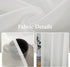 MIULEE 2 Panels Solid Color Sheer Window Curtains, Elegant Voile Drapes for Bedroom Living Room (54X63 Inches Ivory)