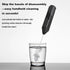15-Second Handheld Milk Frother with Cover- Silent Drink Mixer, Travel-Ready with ABS Sleeve, Battery-Powered