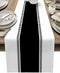 Futuregrace Black and White Stripes Table Runners, Farmhouse Table Runner Dresser Scarves 72