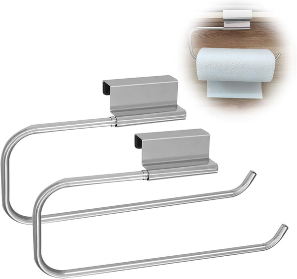2PCS 12.4 Inches Cabinet Door Paper Towel Holder Camper Under Sink Paper