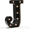 Light Up Black Alphabet Marquee Letters Sign, LED Number Lights for Home Bar Christmas Decoration