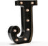 Light Up Black Alphabet Marquee Letters Sign, LED Number Lights for Home Bar Christmas Decoration
