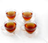 Teabloom Glass Stirring Spoons Set of 4 - Crystal Clear Petite Teaspoons (5.3 inches), Heat-Resistant Borosilicate Glass