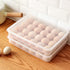 HANSGO Deviled Egg Containers with Lid, Tray Holder Carrier for 24 Eggs for Home Party Kitchen Supplies