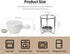 Reasmi Set Set 4 20 Reasim Butter Warmer for Seafood, Lobster & Crab, Drawn Butter Melter for Chocolate & Cheese