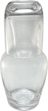 Lily's Home 26 oz Water Carafe, With Glass Cup as Lid, Bedside