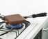 Yoshikawa SJ2629 Hot Sand Maker for Gas Fire, Single Fluorine Processed, Total Width 5.9 x Length 13.8 x Height 1.3