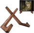 Cook Book Stand: Solid Wooden Recipe Book Holder for Hands-Free Cooking