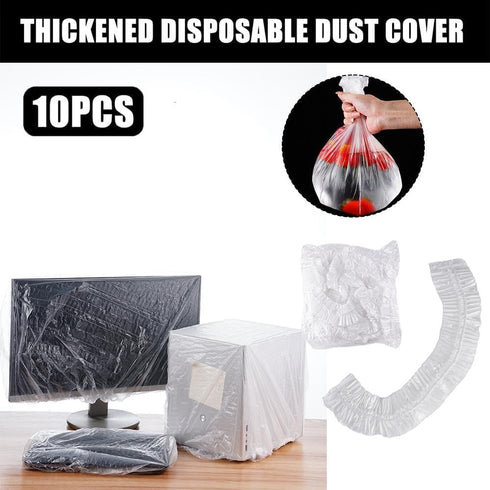10Pcs Thickened Disposable Dust Cover, Clear Kitchen Appliance Covers, Universal Dustproof Protective Cover
