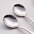 Soup Spoons Set of 6, Stainless Steel 6.1” Heavy Duty Round Dinner Spoon Cutlery, Metal Table Spoon Silverware