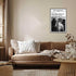 Generic 8x12in Retro Black and White Canvas Wall Art Funny Magazine Cover Newspaper Poster Vintage Disco Ball Bar Cart