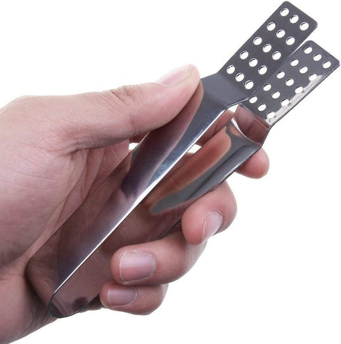 4 Pcs Stainless Steel Tea Bag Tongs, Teabag Squeezer Strainer Holder, Mini Sugar Clip Kitchen Bar Tools