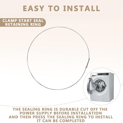 134527100 Washer Door Boot Spring Clamp, Fits Frigidaire Electrolux Washer, Door Boot Seal Retaining Ring, AP3844563.