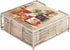Boston International Hampshire Cocktail Napkin Holder Caddy, Brush Nickel