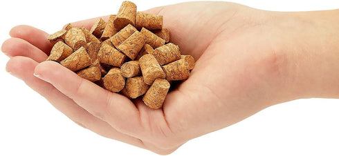 Size #1 Tapered Cork Plugs for Test Tubes, Mini Bottle Stoppers, DIY Crafts, 100 Pack (0.4 x 0.3 x 0.5 In)