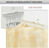 KOLAKO Curtain Track Accessories - 12 Feet Curtain Rail Wall and Ceiling Mount Brackets, Flexible Curtain Track Hardware