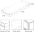 Vanity Bathroom Tray - Acrylic Rectangle Decorative Catchall Organizer Storage Tray, Clear