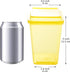 7 Sets 12 Youngever Plastic Parfait Cups with Lids and Inserts, Reusable Yogurt Cups - Spill and Leak Proof (Large