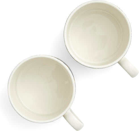 12oz Set 2 Spode Morris & Co Mug, of - Porcelain Drinkware for Tea or Coffee, Microwave & Dishwasher Safe Cups