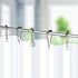 Titanker Set of 12 Rust-Resistant Metal Shower Curtain Hooks Rings for Bathroom Shower Rods