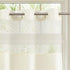 River Dream Beige Fabric Shower Curtain or Liner with Sheer Window, No Snap in Liner Needed,Machine Washable,71 x 74 inches
