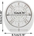 Steampunk Compass Fondant Silicone Mold For Cake Decorating Cupcake Topper Candy Chocolate Gum Paste Polymer Clay