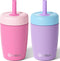 Fimibuke Kids & Toddler Cups Spill Proof, 12 OZ Insulated Sippy Cups for