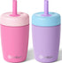 Fimibuke Kids & Toddler Cups Spill Proof, 12 OZ Insulated Sippy Cups for