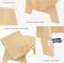 RekRang Wooden Tabletop Bookshelf Titled Desktop Bookshelf Cookbook Shelf,Small Bookcases for Magazine Books CDs,Book