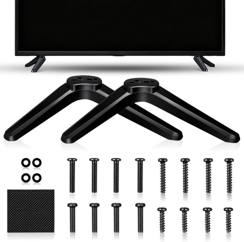 DOITOOL 2 Pcs TV Legs Base Stand Compatible for Roku TV 32 40
