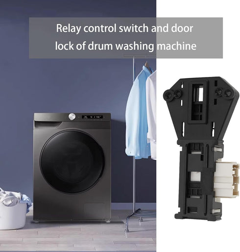 The Lord of the Tools 1PC Drum Washing Machine Relay Control Switch Door Lock Micro Delay Compatible with Samsung DC64-01538A Compatible with Metalflex ZV-446L5