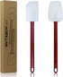 Large Silicone Spatulas Set, Heat Resistant Rubber Spatulas, Heavy Duty Silicone Cooking Utensils, 2 Pack (16.5 INCH)