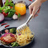2 Pieces Spaghetti Spoon Set, Durable Stainless Steel Pasta Fork and Spoon, Heat Resistant 12 inch Pasta Server and