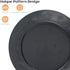 Homienly Wheat Straw Dinnerware Set - 40-Piece Dish Set for 8, Reusable Dinner Plates, Bowls & Cups (Black)