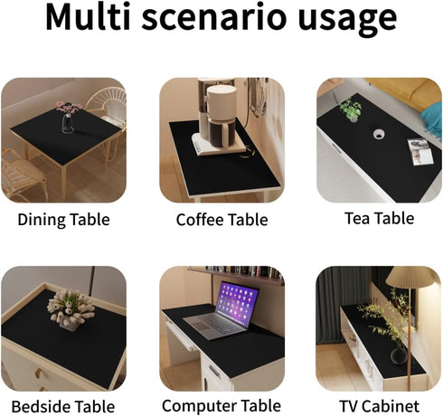 Zinkooat 14x30 Inch 14x30) Nightstand Protector Top - Waterproof Easy to Clean Can Conceal Flaws Protector The Table