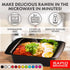 Rapid Ramen Cooker | Microwavable Cookware for Instant Ramen | BPA Free and Dishwasher Safe | Perfect for Dorm, Small Kitchen or Office | Gray, 2 Pack by Rapid Brands